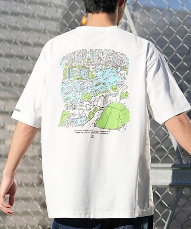 Columbia/PG4858 トルベアロックグラフィックショートスリーブTシャツ 半袖Tシャツ コロンビア メンズ ムラサキスポーツ
