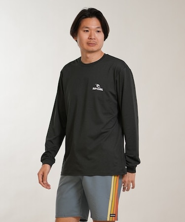 RIPCURL/水着 166MRV 長袖 STACK UPF L/S UVケアラッシュガード リップカール メンズ ムラサキスポーツ
