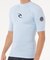 RIPCURL/水着 16MMRV UPF50+ 対塩素加工 半袖 ラッシュガード Tシャツ WAVES UPF PERF S/S リップカール メンズ ムラサキスポーツ