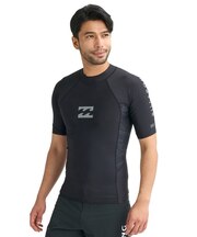 BILLA BONG/水着 BG011850 ラッシュガード 半袖 Tシャツ UVカット ビラボン メンズ ムラサキスポーツ