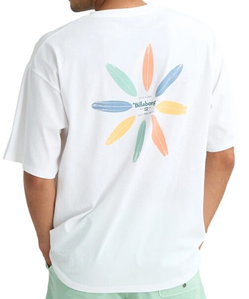 BILLA BONG/水着 BG011861 ラッシュガード 半袖 Tシャツ 着丈短め WIDE FIT 吸水速乾 水陸両用 ビラボン メンズ ムラサキスポーツ