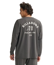 BILLA BONG/水着 BG011865 UPF15-30 PEACH SOFTTY LS  長袖 Tシャツ ロンT ラッシュガード UVカット 速乾 水陸両用 ビラボン メンズ ムラサキスポーツ