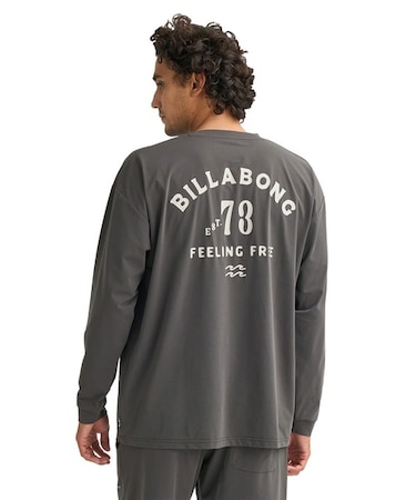 BILLA BONG/水着 BG011865 UPF15-30 PEACH SOFTTY LS 長袖 Tシャツ ロンT ラッシュガード UVカット 速乾 水陸両用 ビラボン メンズ ムラサキスポーツ