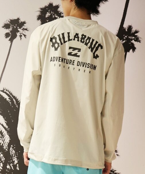BILLA BONG/水着 BG011877 長袖 Tシャツ ラッシュガード ロンT ユーティリティー バックプリント ビラボン メンズ ムラサキスポーツ