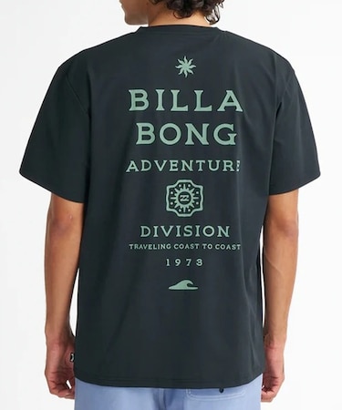 BILLABONG/水着 BG01A854 UPF50+ ラッシュガード 半袖 Tシャツ 吸汗速乾 ヘビーウェイト 水陸両用 ビラボン メンズ ムラサキスポーツ