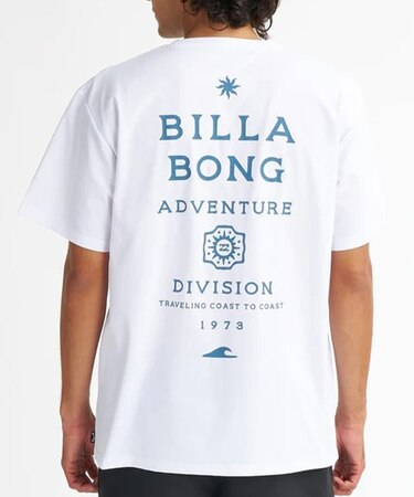 BILLABONG/水着 BG01A854 UPF50+ ラッシュガード 半袖 Tシャツ 吸汗速乾 ヘビーウェイト 水陸両用 ビラボン メンズ ムラサキスポーツ
