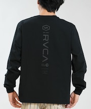 RVCA/水着 BG041855 ラッシュガード 長袖 Tシャツ ロンT メンズ UVカット 吸水速乾 ストレッチ 耐塩素 水陸両用 ルーカ メンズ ムラサキスポーツ