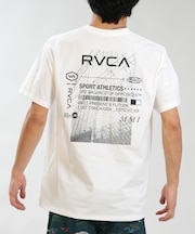 RVCA/水着 BG041856 ラッシュガード 半袖 Tシャツ メンズ UVカット 吸水速乾 ストレッチ 耐塩素 水陸両用 ルーカ メンズ ムラサキスポーツ