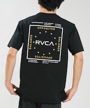 RVCA/水着 BG041859 ラッシュガード 半袖 Tシャツ メンズ UVカット 吸水速乾 ストレッチ 耐塩素 水陸両用 ルーカ メンズ ムラサキスポーツ