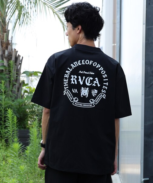 RVCA/水着 BG04AP06 半袖ラッシュTシャツ ルーカ メンズ ムラサキスポーツ