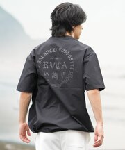 RVCA/水着 BG04AP06 半袖ラッシュTシャツ ルーカ メンズ ムラサキスポーツ