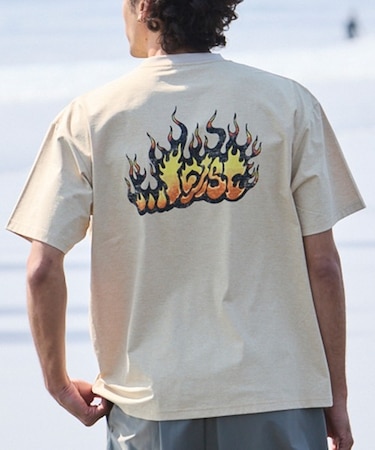 【限定】lost/水着 LM6S-4302 ラッシュガード 半袖 Tシャツ UVカット 速乾 ストレッチ 水陸両用 ロスト メンズ ムラサキスポーツ限定