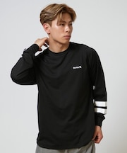 Hurley/水着 MALS26106P ラッシュガード 長袖 Tシャツ ロンT UVカット ストレッチ 疎水性 抗菌防臭 水陸両用 ハーレー メンズ ムラサキスポーツ