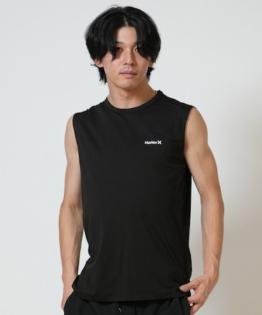 Hurley/水着 MASL26102P ラッシュガード タンクトップ ストレッチ 疎水性 抗菌防臭 水陸両用 ハーレー メンズ ムラサキスポーツ