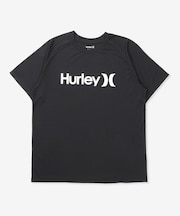 Hurley/水着 MSRG261046 ラッシュガード 半袖 Tシャツ UVカット 撥水 速乾 遮熱 水陸両用 ハーレー メンズ ムラサキスポーツ