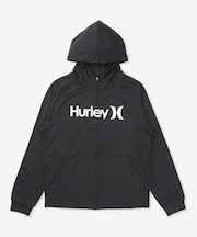 Hurley/水着 MSRG261052 ラッシュガード ジップアップ パーカー UVカット 撥水 速乾 遮熱 水陸両用 ハーレー メンズ ムラサキスポーツ
