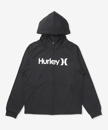Hurley/水着 MSRG261052 ラッシュガード ジップアップ パーカー UVカット 撥水 速乾 遮熱 水陸両用 ハーレー メンズ ムラサキスポーツ