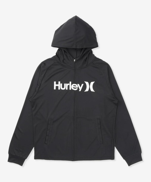 Hurley/水着 MSRG261052 ラッシュガード ジップアップ パーカー UVカット 撥水 速乾 遮熱 水陸両用 ハーレー メンズ ムラサキスポーツ