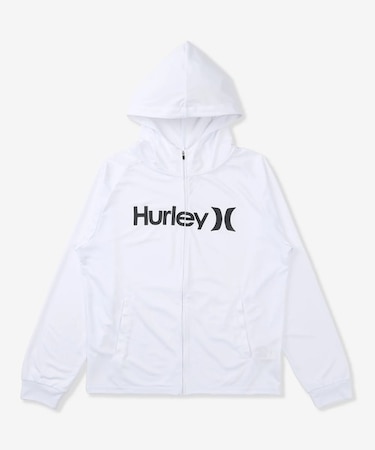 Hurley/水着 MSRG261052 ラッシュガード ジップアップ パーカー UVカット 撥水 速乾 遮熱 水陸両用 ハーレー メンズ ムラサキスポーツ