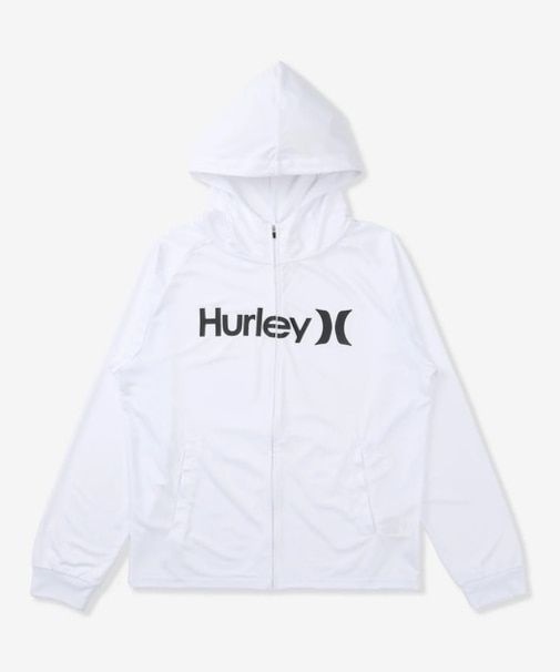 Hurley/水着 MSRG261052 ラッシュガード ジップアップ パーカー UVカット 撥水 速乾 遮熱 水陸両用 ハーレー メンズ ムラサキスポーツ