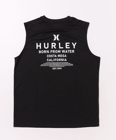 Hurley/水着 MSRG261056 ラッシュガード タンクトップ UVカット 吸汗速乾 ストレッチ 軽量 水陸両用 ハーレー メンズ ムラサキスポーツ