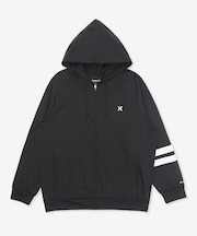 Hurley/水着 MUFZ251014 ラッシュガード ジップアップ パーカー UVカット 吸水速乾 水陸両用 ハーレー メンズ ムラサキスポーツ