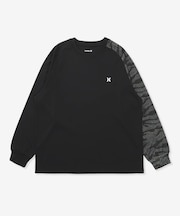 Hurley/水着 MULS251016 ラッシュガード 長袖 Tシャツ ロンT UVカット 吸水速乾 水陸両用 ハーレー メンズ ムラサキスポーツ