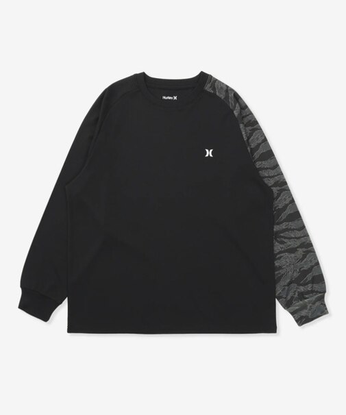 Hurley/水着 MULS251016 ラッシュガード 長袖 Tシャツ ロンT UVカット 吸水速乾 水陸両用 ハーレー メンズ ムラサキスポーツ