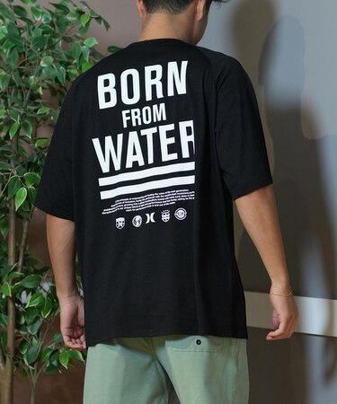 Hurley/水着 MUSS251030 ラッシュガード 半袖 Tシャツ UVカット 吸水速乾 水陸両用 ハーレー メンズ ムラサキスポーツ