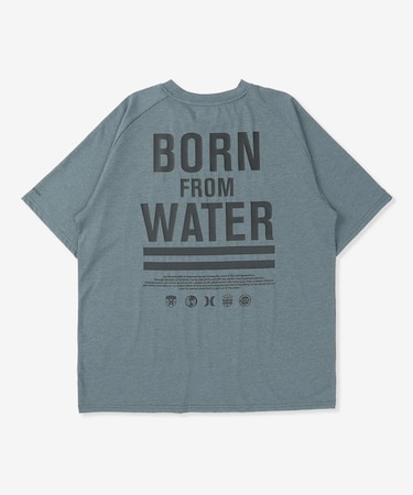 Hurley/水着 MUSS251030 ラッシュガード 半袖 Tシャツ UVカット 吸水速乾 水陸両用 ハーレー メンズ ムラサキスポーツ