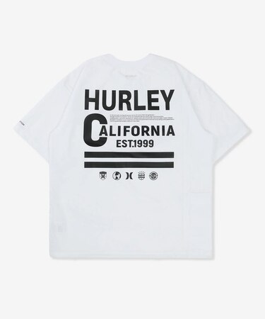 Hurley/水着 MUSS261045 ラッシュガード 半袖 Tシャツ 耐久 ストレッチ 水陸両用 ハーレー メンズ ムラサキスポーツ