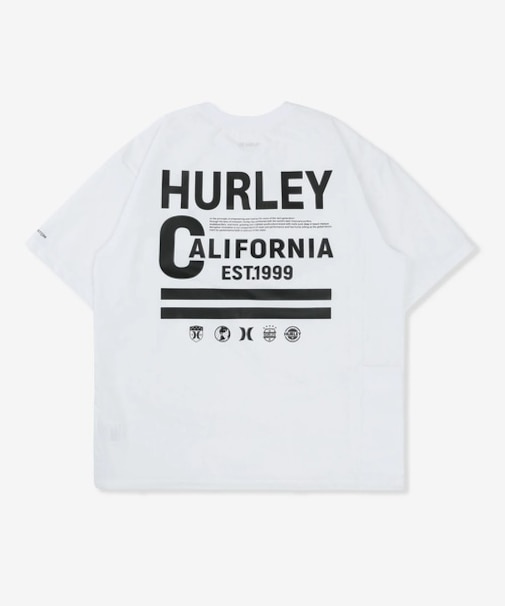 Hurley/水着 MUSS261045 ラッシュガード 半袖 Tシャツ 耐久 ストレッチ 水陸両用 ハーレー メンズ ムラサキスポーツ