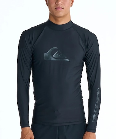 QUIKSILVER/水着 QLY261002 ラッシュガード 長袖 Tシャツ ロンT UVカット 速乾 ストレッチ クイックシルバー メンズ ムラサキスポーツ