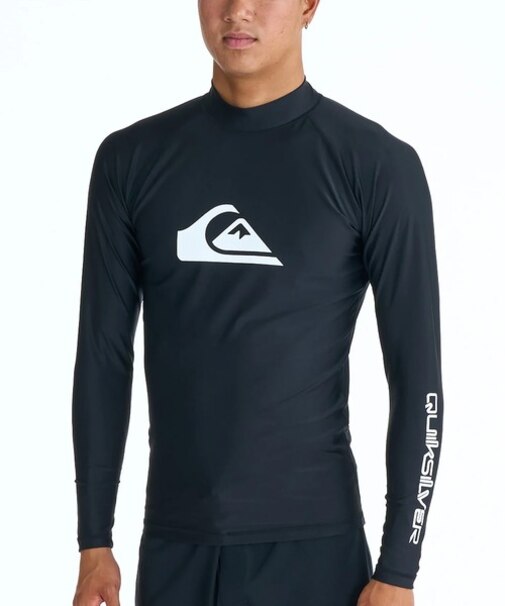 QUIKSILVER/水着 QLY261002 ラッシュガード 長袖 Tシャツ ロンT UVカット 速乾 ストレッチ クイックシルバー メンズ ムラサキスポーツ
