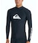 QUIKSILVER/水着 QLY261002 ラッシュガード 長袖 Tシャツ ロンT UVカット 速乾 ストレッチ クイックシルバー メンズ ムラサキスポーツ