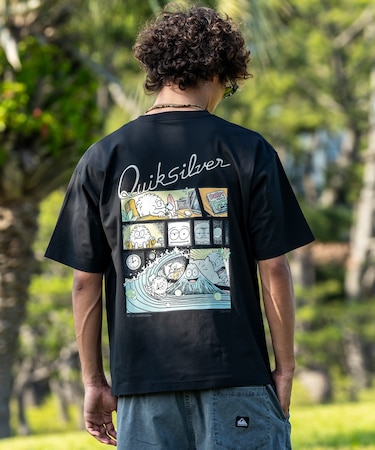 【ムラサキスポーツ別注】QUIKSILVER/水着 QLY262610M ラッシュガード 半袖 Tシャツ 水陸両用 クイックシルバー メンズ ムラサキスポーツ限定