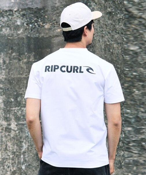 RIP CURL/水着 RCM6S-4302 半袖 Tシャツ UPF50+ UVケアラッシュガード リップカール メンズ ムラサキスポーツ