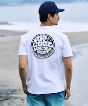 RIP CURL/水着 RCM6S-4304 半袖 Tシャツ UPF50+ UVケアラッシュガード リップカール メンズ ムラサキスポーツ