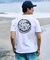RIP CURL/水着 RCM6S-4304 半袖 Tシャツ UPF50＋ UVケアラッシュガード リップカール メンズ ムラサキスポーツ