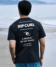 RIPCURL/水着 RCM6S-4305 UPF50+ 水陸両用 半袖 Tシャツ UVケアラッシュガード リップカール メンズ ムラサキスポーツ