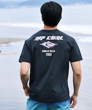 RIPCURL/水着 RCM6S-4307 UPF50+ 水陸両用 半袖 Tシャツ UVケアラッシュガード リップカール メンズ ムラサキスポーツ