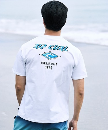 RIPCURL/水着 RCM6S-4307 UPF50+ 水陸両用 半袖 Tシャツ UVケアラッシュガード リップカール メンズ ムラサキスポーツ