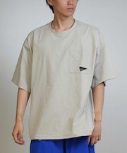 【限定】THREEWEATHER/水着 TW25S4301 ラッシュガード 半袖 Tシャツ UVカット 吸水速乾 水陸両用 スリーウェザー メンズ ムラサキスポーツ