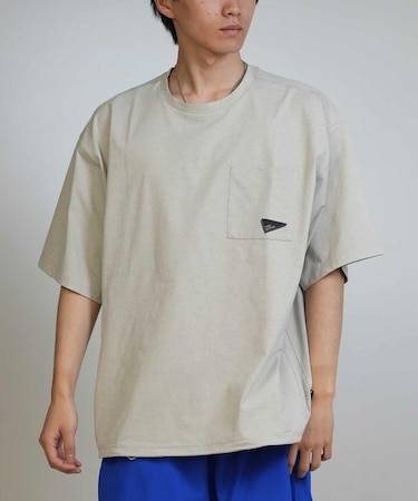 【限定】THREEWEATHER/水着 TW25S4301 ラッシュガード 半袖 Tシャツ UVカット 吸水速乾 水陸両用 スリーウェザー メンズ ムラサキスポーツ