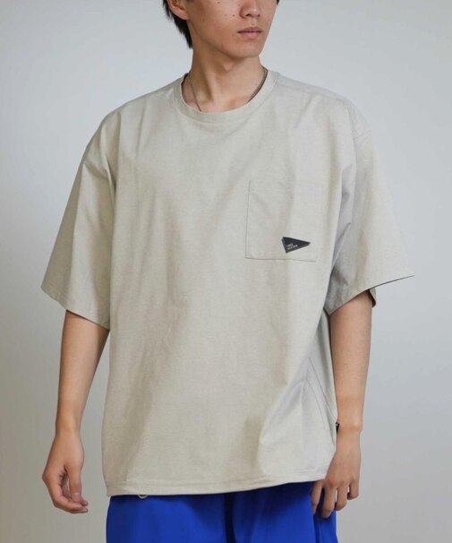 【限定】THREEWEATHER/水着 TW25S4301 ラッシュガード 半袖 Tシャツ UVカット 吸水速乾 水陸両用 スリーウェザー メンズ ムラサキスポーツ