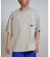 【限定】THREEWEATHER/水着 TW25S4301 ラッシュガード 半袖 Tシャツ UVカット 吸水速乾 水陸両用 スリーウェザー メンズ ムラサキスポーツ
