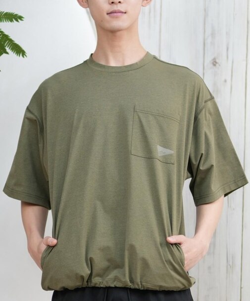 【限定】THREEWEATHER/水着 TW25S4301 ラッシュガード 半袖 Tシャツ UVカット 吸水速乾 水陸両用 スリーウェザー メンズ ムラサキスポーツ