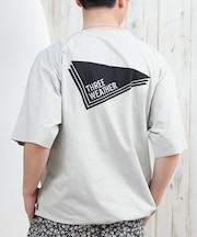 【限定】THREEWEATHER/水着 TW25S4302 ラッシュガード 半袖 Tシャツ UVカット 吸水速乾 水陸両用 スリーウェザー メンズ ムラサキスポーツ