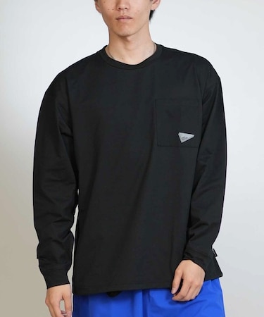 【限定】THREEWEATHER/水着 TW25S4303 ラッシュガード 長袖 Tシャツ ロンT UVカット 吸水速乾 水陸両用 スリーウェザー メンズ ムラサキスポーツ