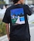 【限定】THREEWEATHER/水着 TW6S-4302「永井博コラボ」半袖 Tシャツ ラッシュガード UVカット 水陸両用 スリーウェザー メンズ ムラサキスポーツ